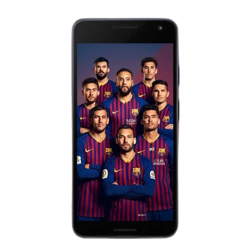 mobile, phone, showing, image transparent PNG cut-out