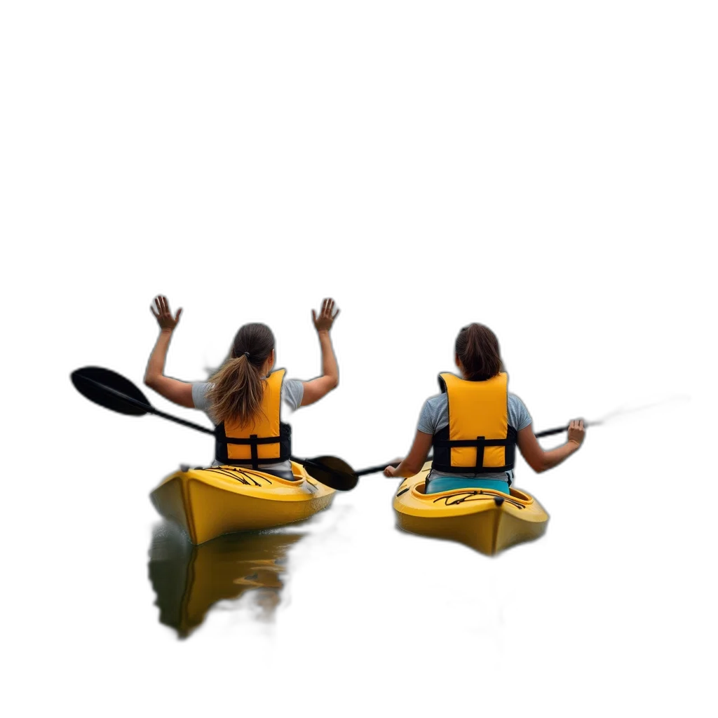 3d render, concept art, underwater, two transparent PNG cut-out