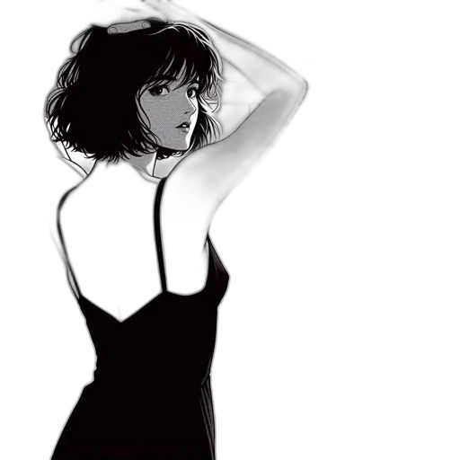 dress, face, jacket, jewelry transparent PNG cut-out