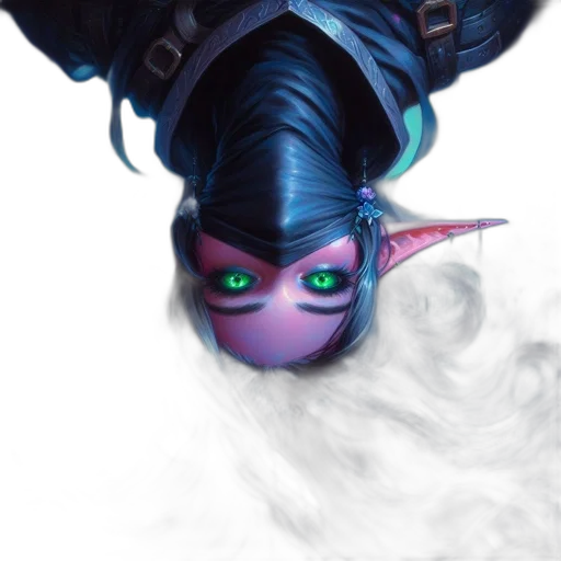 face, mask, staff, dragon transparent PNG cut-out