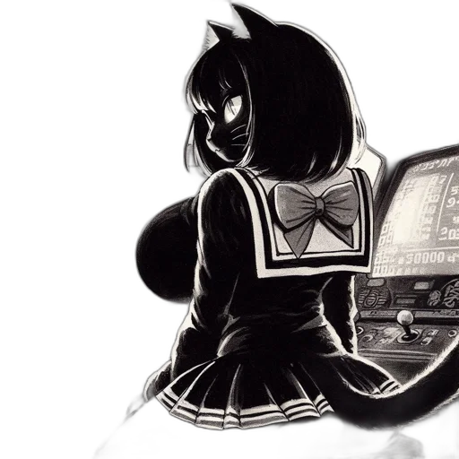 dress, robot, concept art, anime transparent PNG cut-out