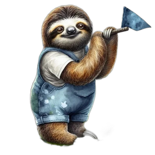staff, animal, creature, concept art transparent PNG cut-out