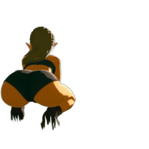dress, creature, hair, concept art transparent PNG cut-out