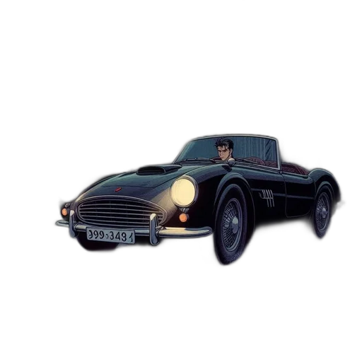 car, animal, 3d render, cartoon transparent PNG cut-out