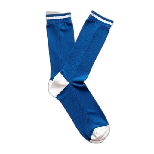 blue, pair, socks, white transparent PNG cut-out