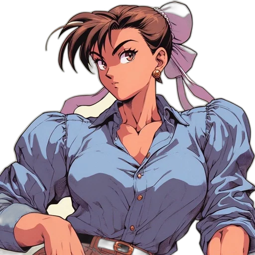 staff, weapon, jacket, anime transparent PNG cut-out