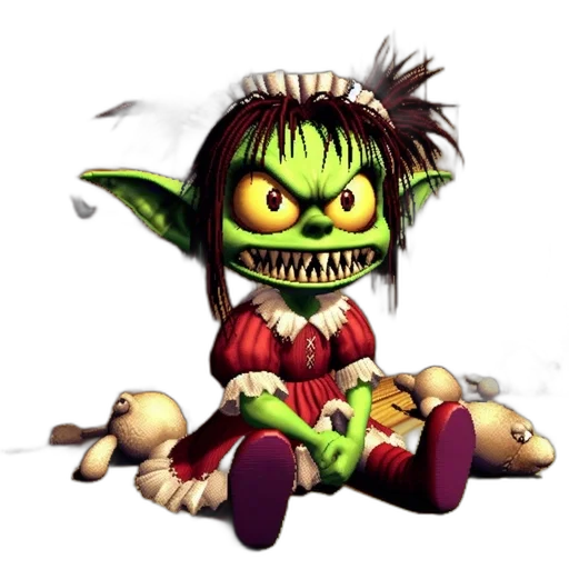 creature, staff, concept art, 3d render transparent PNG cut-out