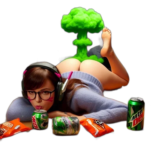 food, tree, creature, concept art transparent PNG cut-out