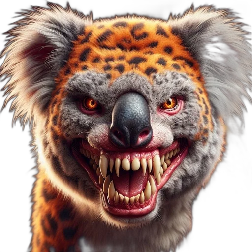 animal, creature, face, photorealistic transparent PNG cut-out