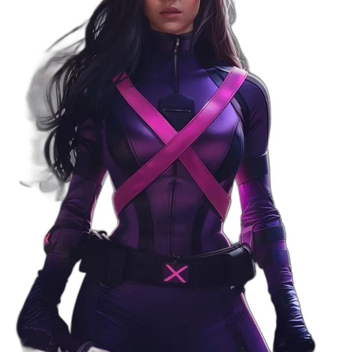 comic book art, concept art, fantasy art, cyberpunk transparent PNG cut-out