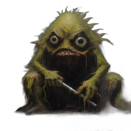 creature, staff, animal, mask transparent PNG cut-out