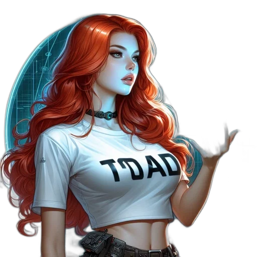 dress, comic book art, fantasy art, concept art transparent PNG cut-out