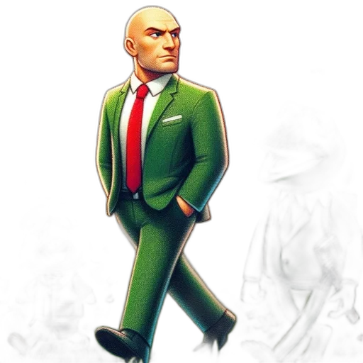 staff, jacket, face, concept art transparent PNG cut-out