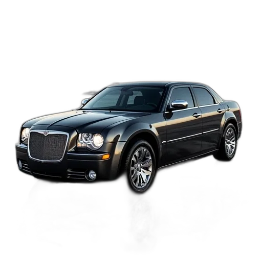 car, 2009, chrysler, 300 transparent PNG cut-out