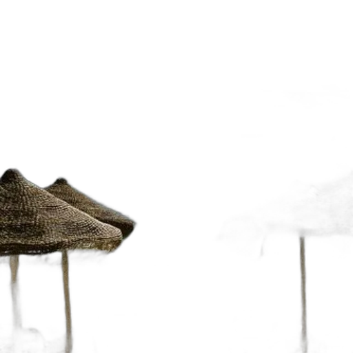 hat, umbrella, shoes, furniture transparent PNG cut-out