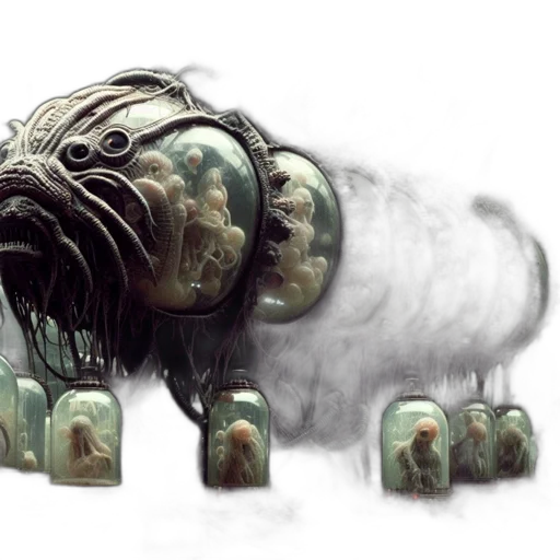 creature, mask, animal, face transparent PNG cut-out