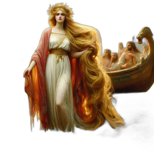 crown, dress, fantasy art, concept art transparent PNG cut-out