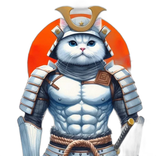 sword, robot, animal, fantasy art transparent PNG cut-out