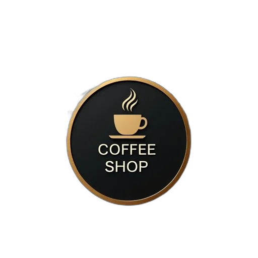 staff, coffee, shop, logo transparent PNG cut-out
