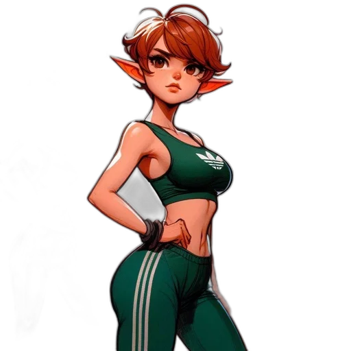 dress, staff, jacket, concept art transparent PNG cut-out