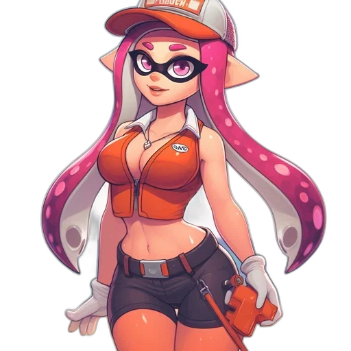 weapon, dress, staff, hat transparent PNG cut-out