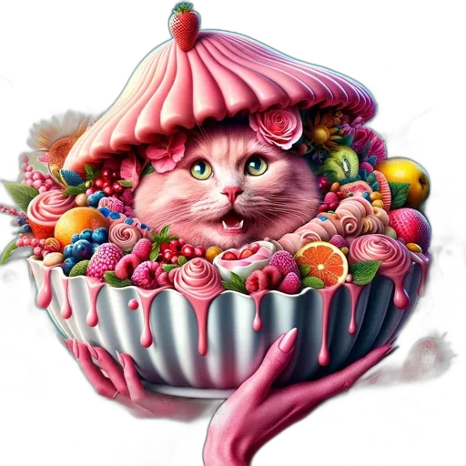 food, hat, animal, creature transparent PNG cut-out