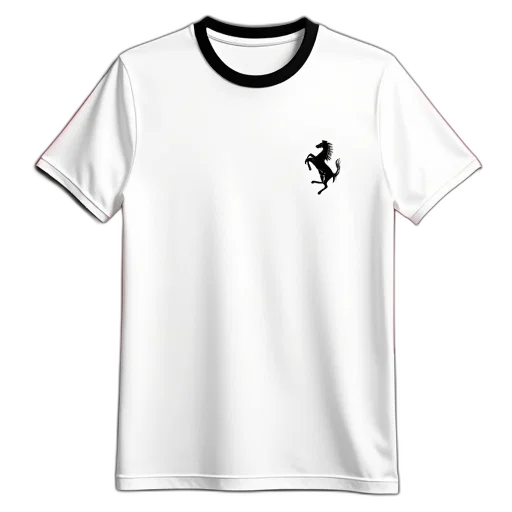 3d render, cartoon, monochrome, ferrari transparent PNG cut-out