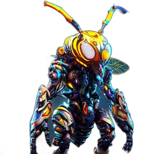 robot, creature, animal, weapon transparent PNG cut-out
