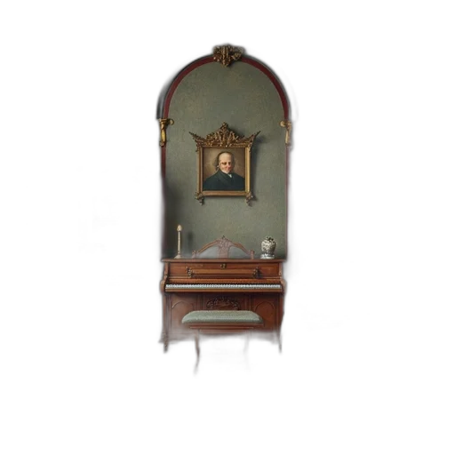 furniture, staff, face, crown transparent PNG cut-out
