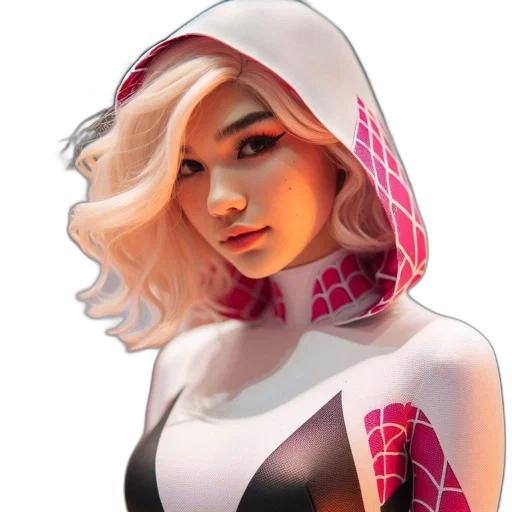 face, jacket, mask, comic book art transparent PNG cut-out