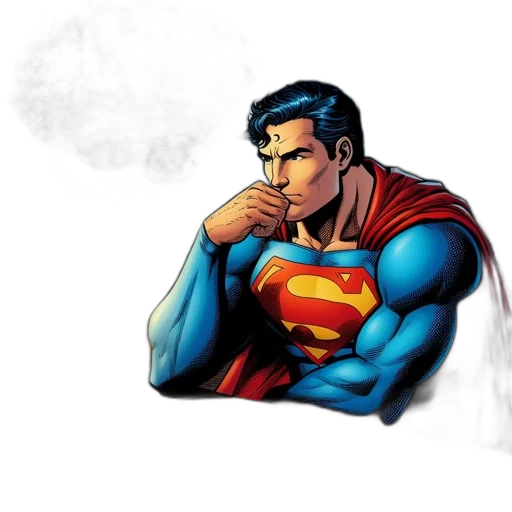 comic book art, concept art, cartoon, photorealistic transparent PNG cut-out