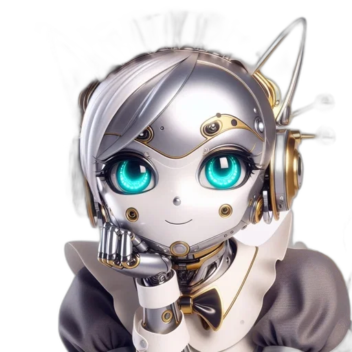 robot, staff, mask, jewelry transparent PNG cut-out