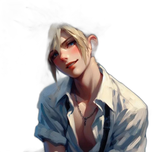 face, staff, creature, concept art transparent PNG cut-out