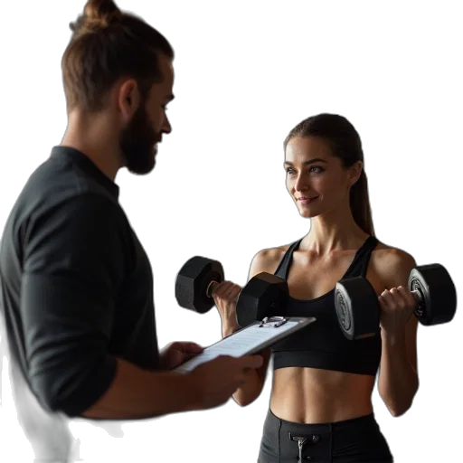 jacket, personal, trainer, using transparent PNG cut-out