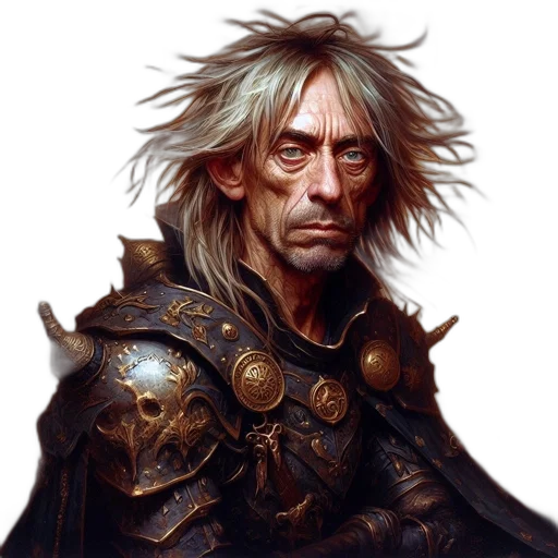 face, dragon, sword, hair transparent PNG cut-out