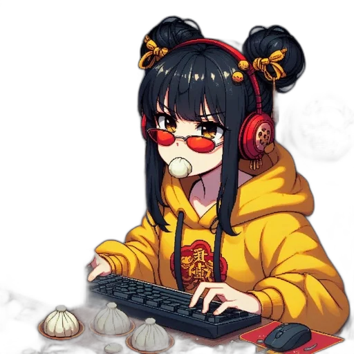 staff, mask, face, jacket transparent PNG cut-out