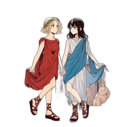 dress, anime, concept art, pixel art transparent PNG cut-out
