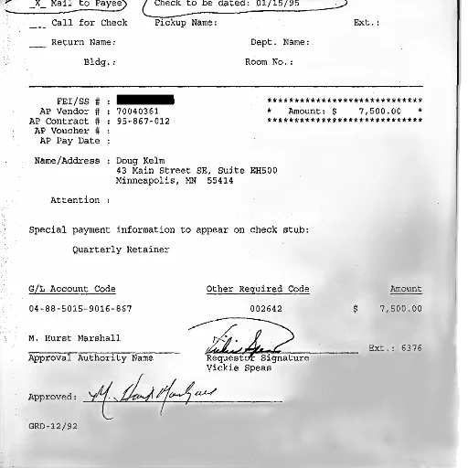 check, stub, name, doug transparent PNG cut-out