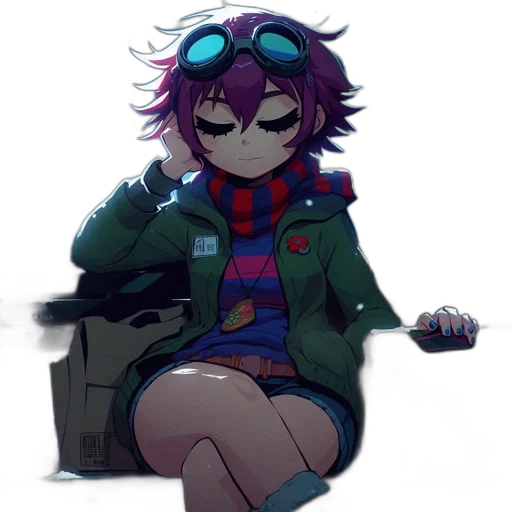 jacket, staff, creature, mask transparent PNG cut-out