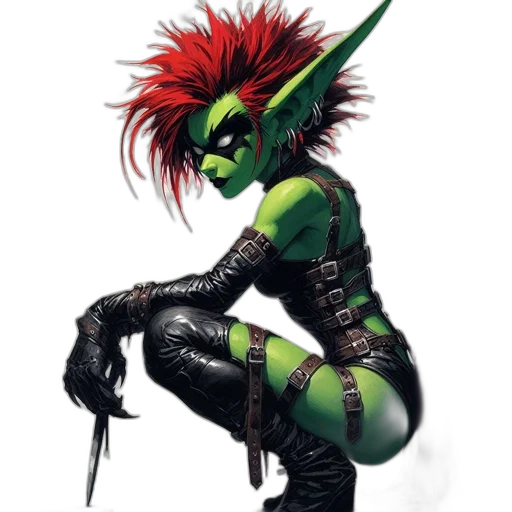 concept art, comic book art, fantasy art, cyberpunk transparent PNG cut-out