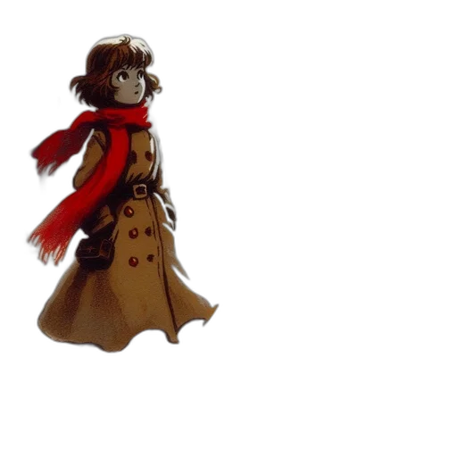 dress, staff, jacket, robot transparent PNG cut-out