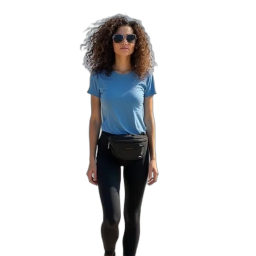 staff, jacket, hair, jewelry transparent PNG cut-out