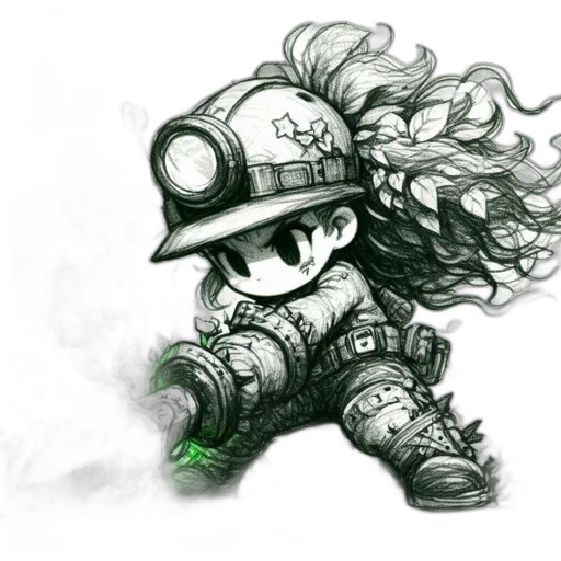 weapon, robot, dragon, staff transparent PNG cut-out