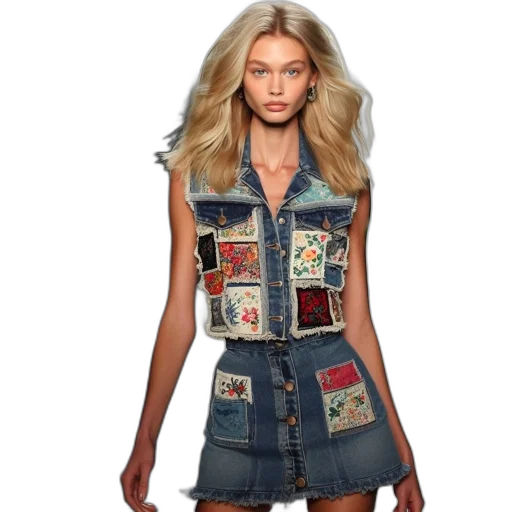 jacket, dress, woman, uniquely transparent PNG cut-out