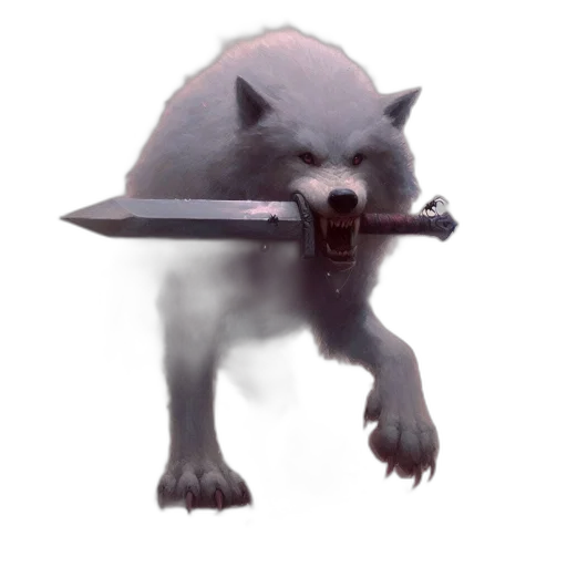 weapon, sword, staff, creature transparent PNG cut-out