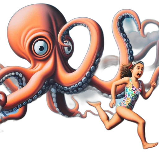 creature, concept art, 3d render, underwater transparent PNG cut-out