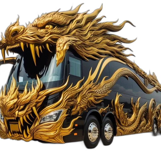 dragon, car, concept art, fantasy art transparent PNG cut-out