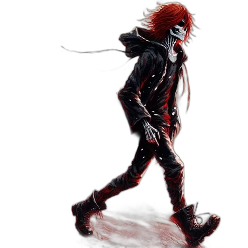 jacket, weapon, hair, creature transparent PNG cut-out