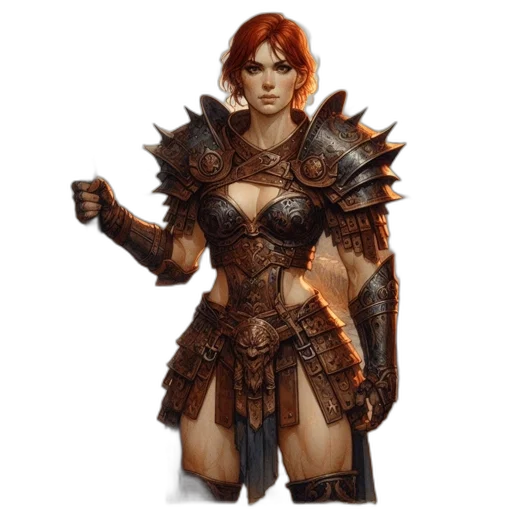 fantasy art, concept art, 3d render, comic book art transparent PNG cut-out