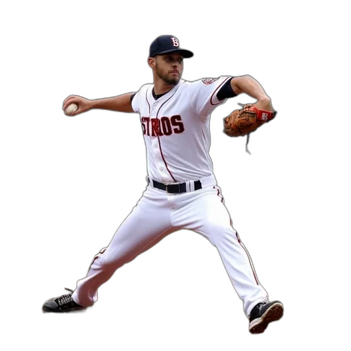 astros, pitcher, person, throwing transparent PNG cut-out